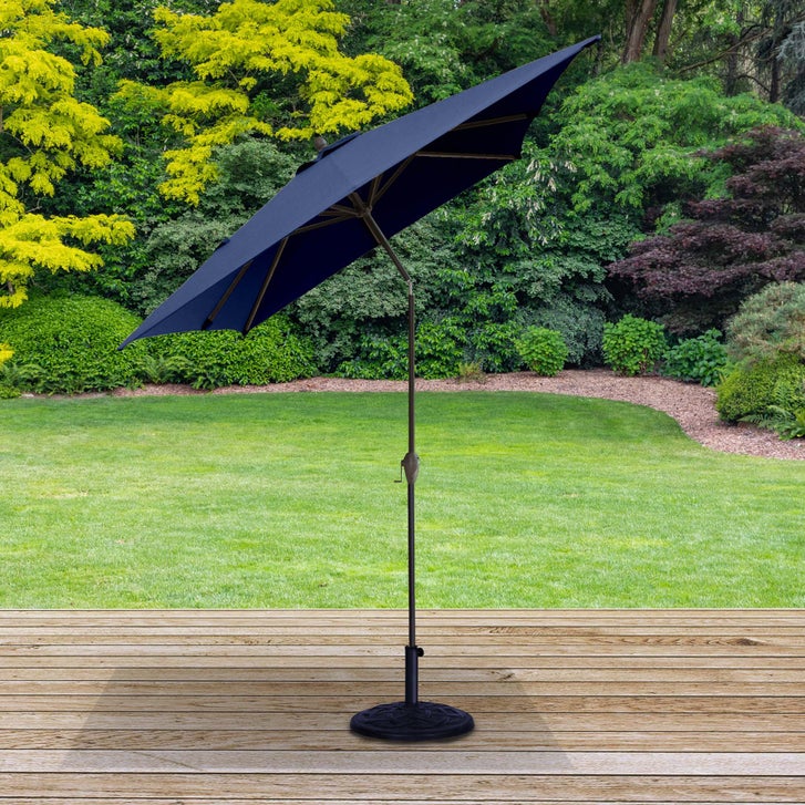 7x10 off set patio umbrella Blissun 10ft Offset with 36 Solar LED Lights, Hanging Lighted Umbrella with 360 Rotation, Outdoor Cantilever Umbrella (Tan) : Patio, Lawn & Garden Ideal for placing next to your favorite poolside chair or outdoor furniture Season\'s Sentry 7x10 Rectangle Market