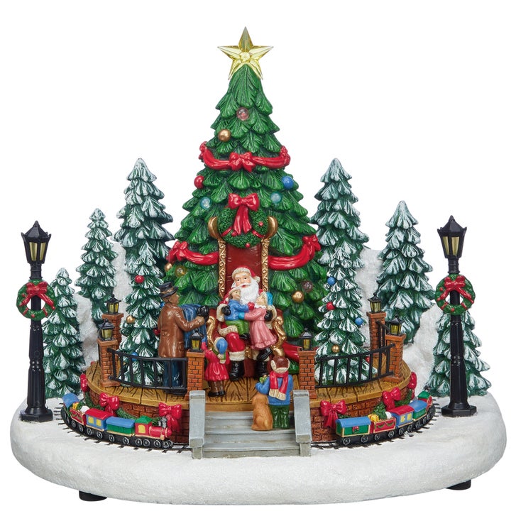 Christmas Village with Lights and Music 30 pieces | Costco