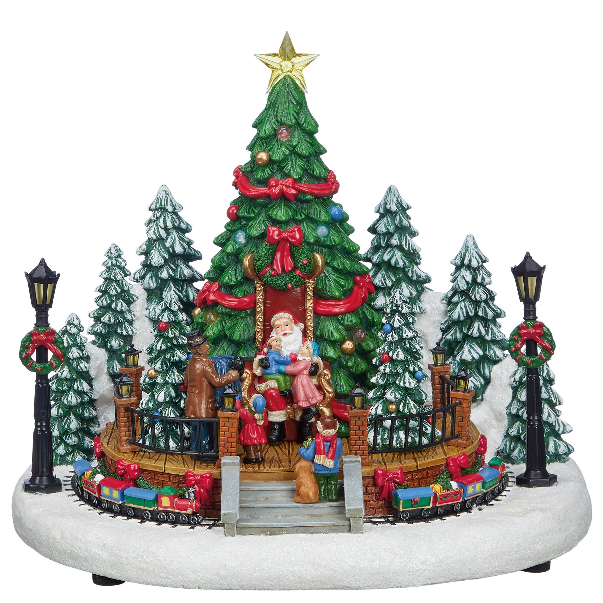Christmas Village with Lights and Music 30 pieces | Costco