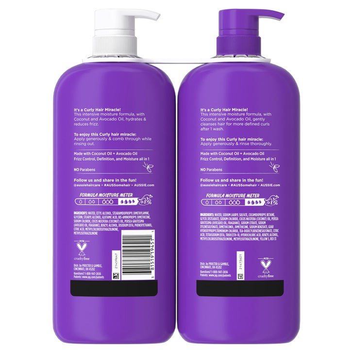 Aussie Miracle Curls Shampoo & Conditioner 39.9 fl oz Each | Costco