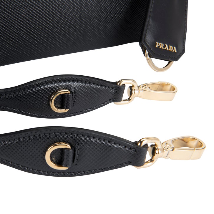 Prada Matinee Micro Saffiano Leather Bag, Nero | Costco