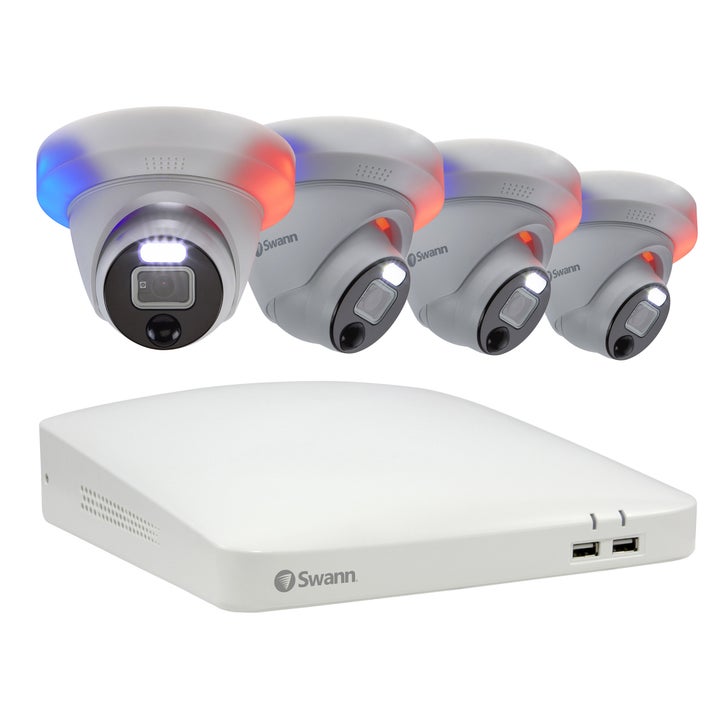 Swann 8-Channel 4K UHD DVR Security System with 2TB HDD and 4 4K