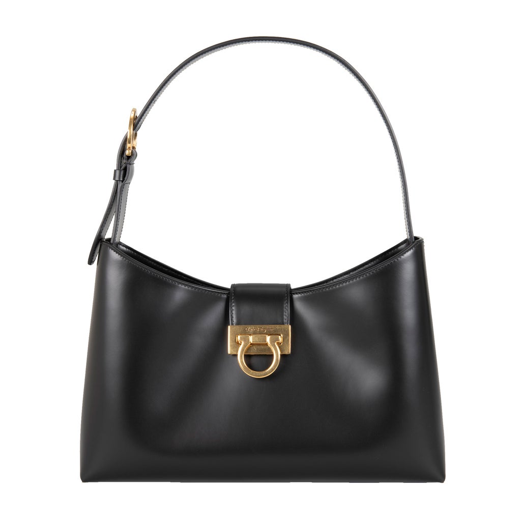 Ferragamo Trifolio Shoulder Bag, Black | Costco