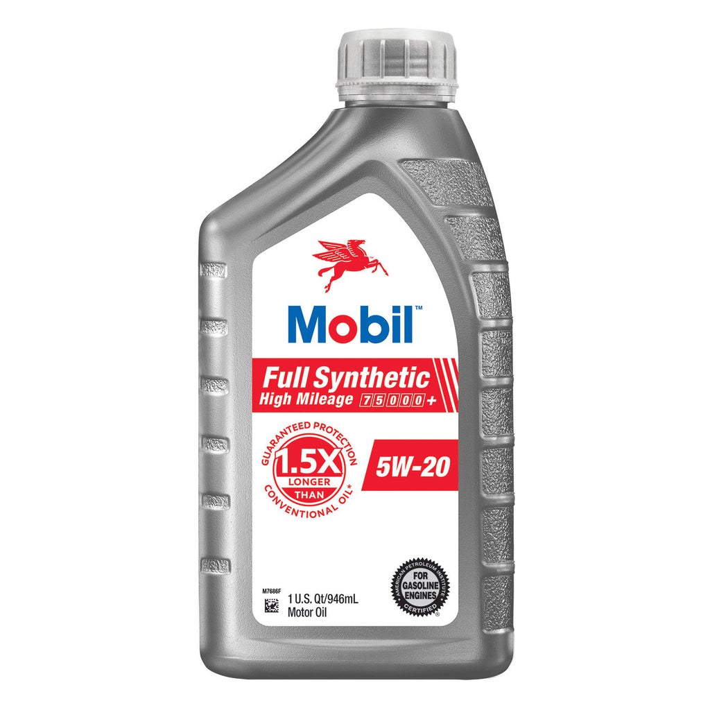 Mobil Full Synthetic High Mileage Motor Oil, 1-Quart/6-pack | Costco