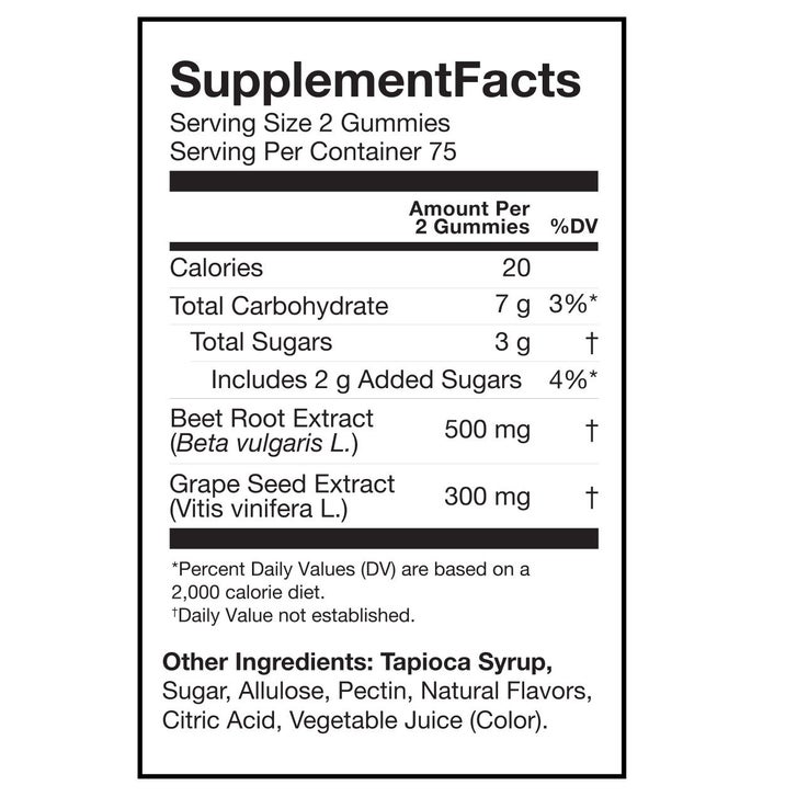 SuperBeets Heart Gummies, Strawberry, 150ct | Costco