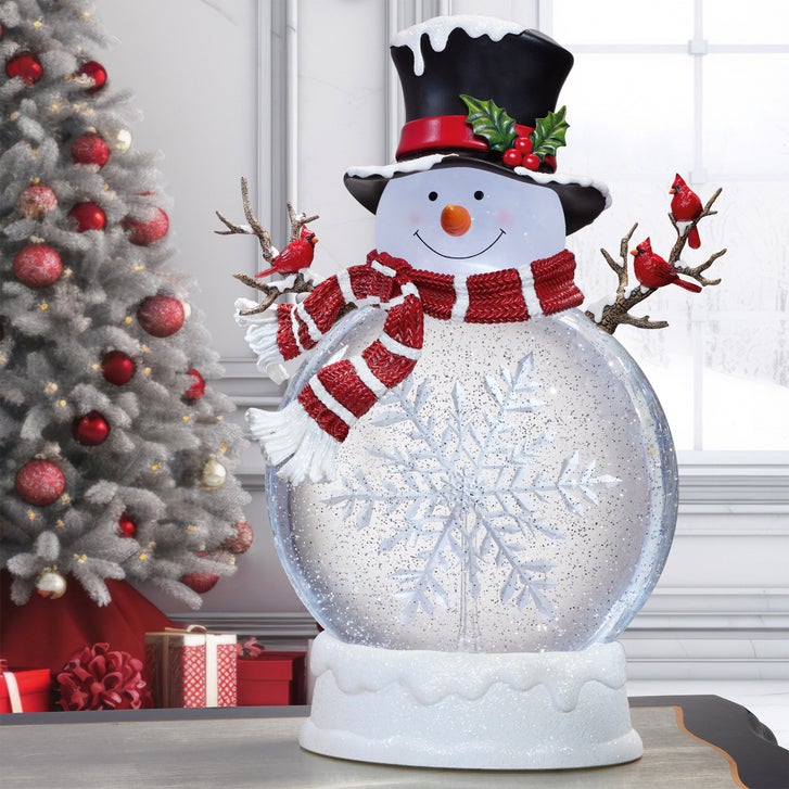 45.7 cm (18 in.) Holiday Snowman with Glitter and LED Lights | Costco 45.7 cm (18 in.) Holiday Snowman with Glitter and LED Lights | Costco