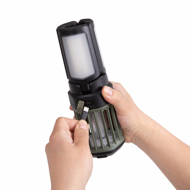 KingCamp 2-in-1 Rechargeable Camping Lantern w/Bug Zapper, 2-pack