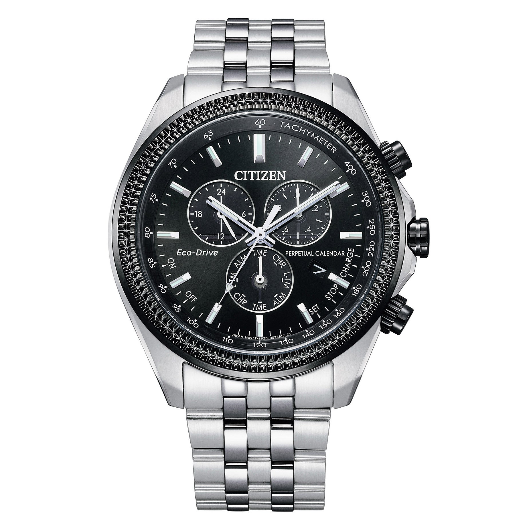 Citizen Eco-Drive Perpetual Chronograph Stainless Steel Quartz