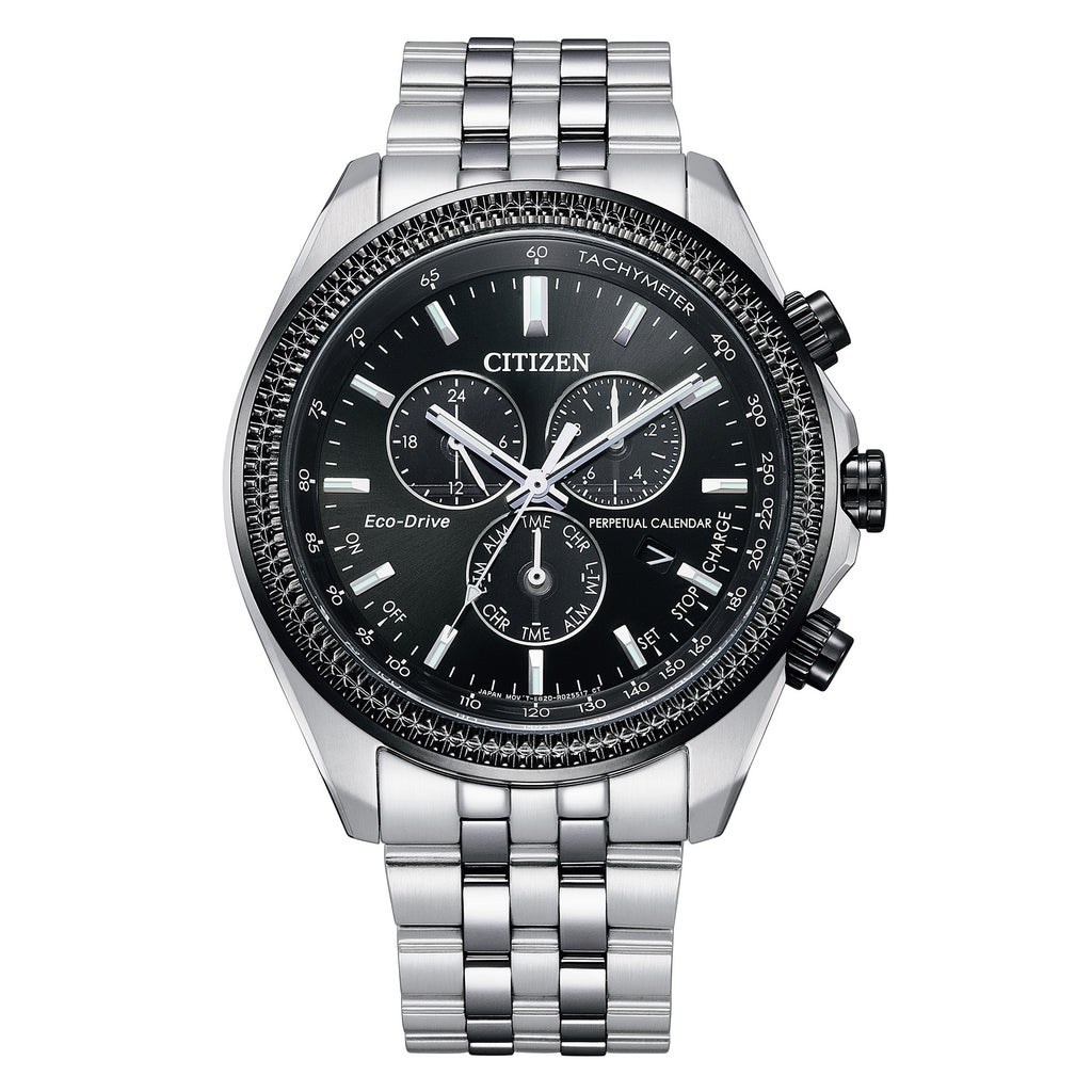 Citizen Eco-Drive Perpetual Chronograph Stainless Steel Quartz