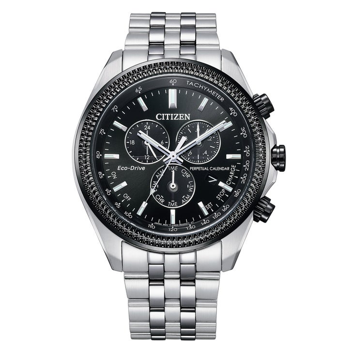 Citizen Eco-Drive Perpetual Chronograph Stainless Steel Quartz