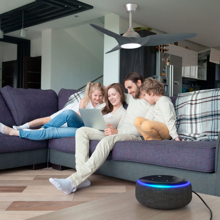 Atomi Smart Monarc 52” Wi-Fi Indoor Ceiling Fan with Color
