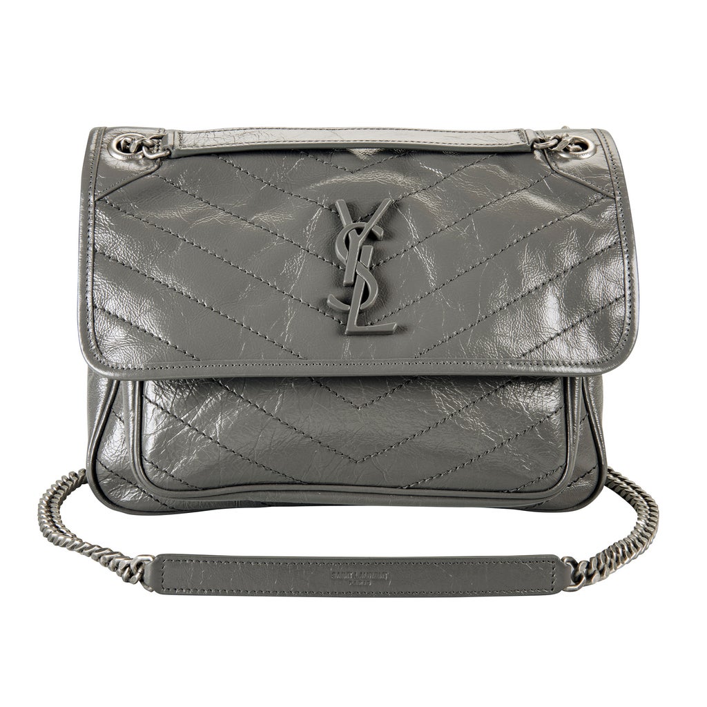 Yves Saint Laurent Med Niki Vintage Crossbody, Storm | Costco