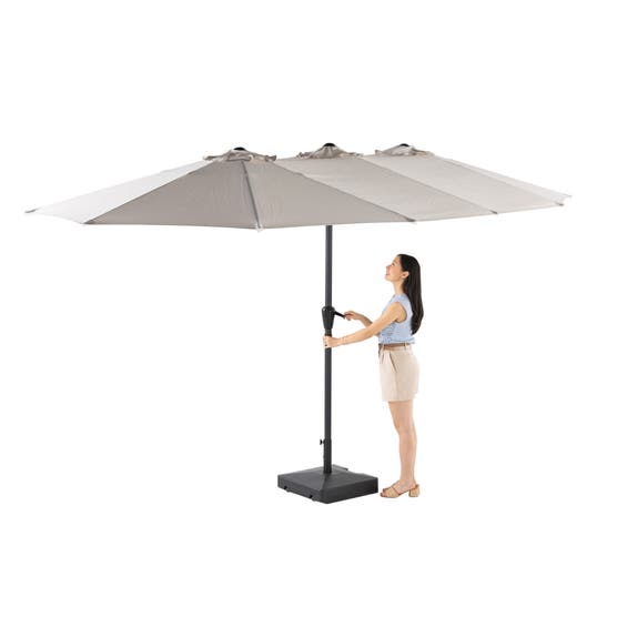 home depot sunbrella patio umbrella Grand 10X10 FT Offset with Base Outdoor Square Aluminum Cantilever Umbrella Shade with Easy Tilt Adjustment (Charcoal, 10X10 FT-SUNBRELLA) : Patio, Lawn & Garden at least until the sun shifts and cuts your relaxation short PURPLE LEAF 12 ft. Square