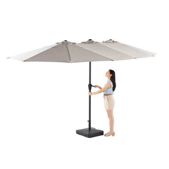 home depot sunbrella patio umbrella Grand 10X10 FT Offset with Base Outdoor Square Aluminum Cantilever Umbrella Shade with Easy Tilt Adjustment (Charcoal, 10X10 FT-SUNBRELLA) : Patio, Lawn & Garden at least until the sun shifts and cuts your relaxation short PURPLE LEAF 12 ft. Square