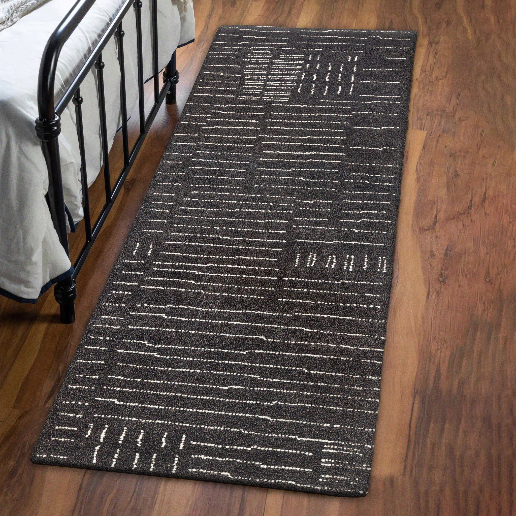 Obeetee Nomad Wool Area Rug Collection, Nina Charcoal | Costco