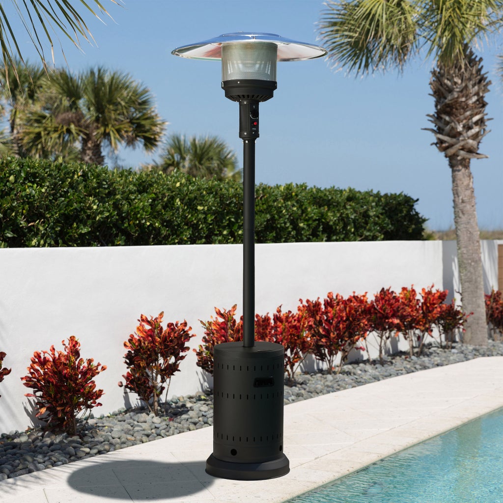 Fire Sense Matte Black Patio Heater | Costco