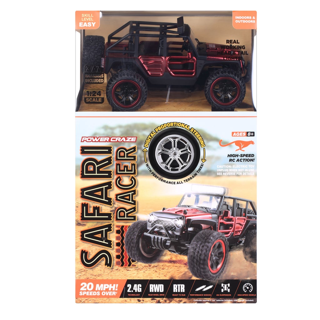 Power Craze Safari Racer RC, Red | Costco