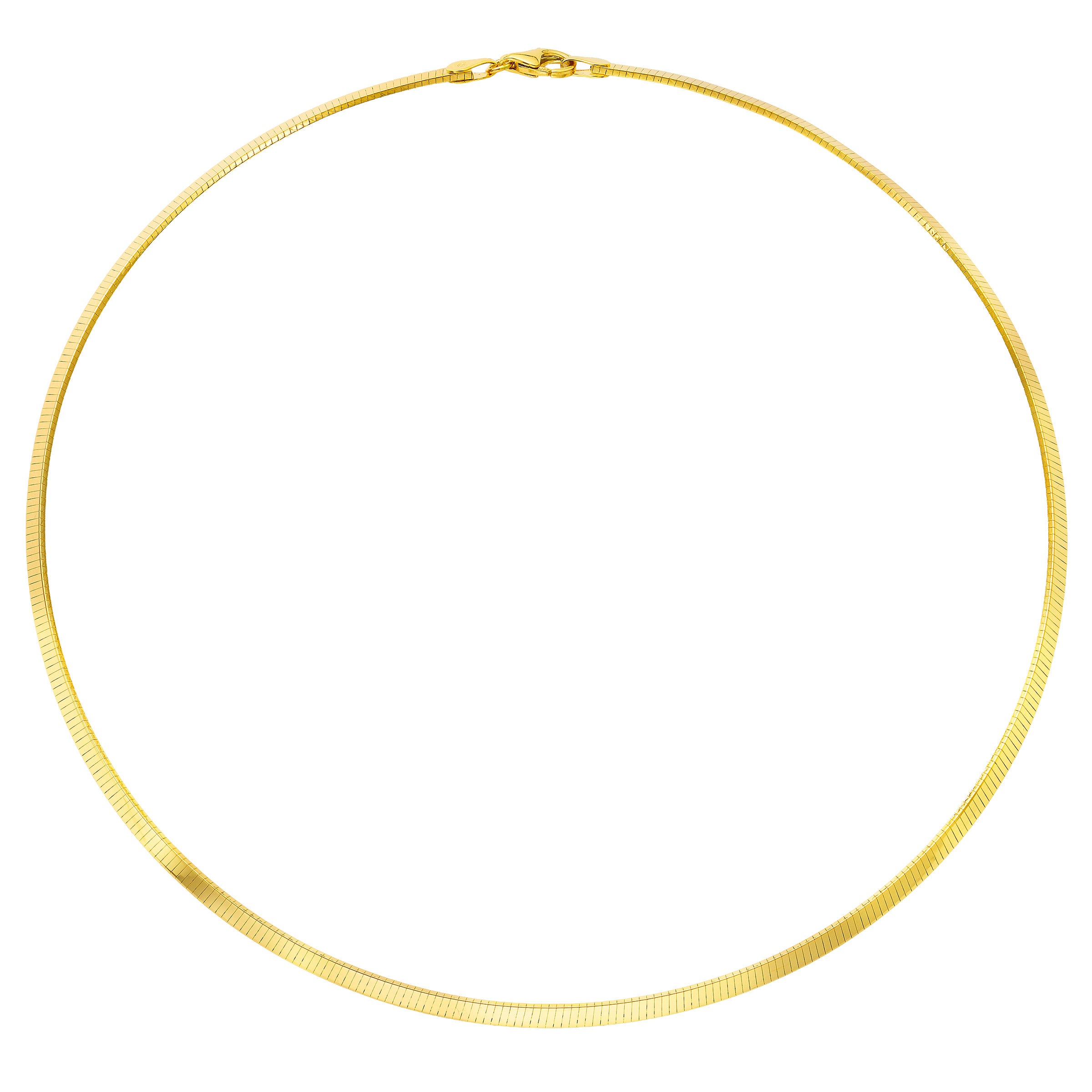 18kt Yellow Gold Omega Jewelry Necklace