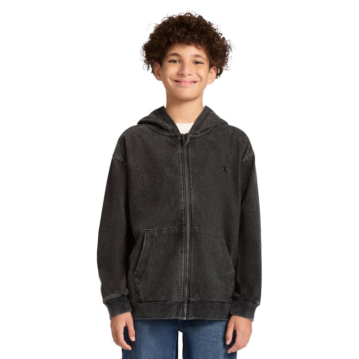 Calvin Klein Kids' Denim Zip Hoodie | Costco
