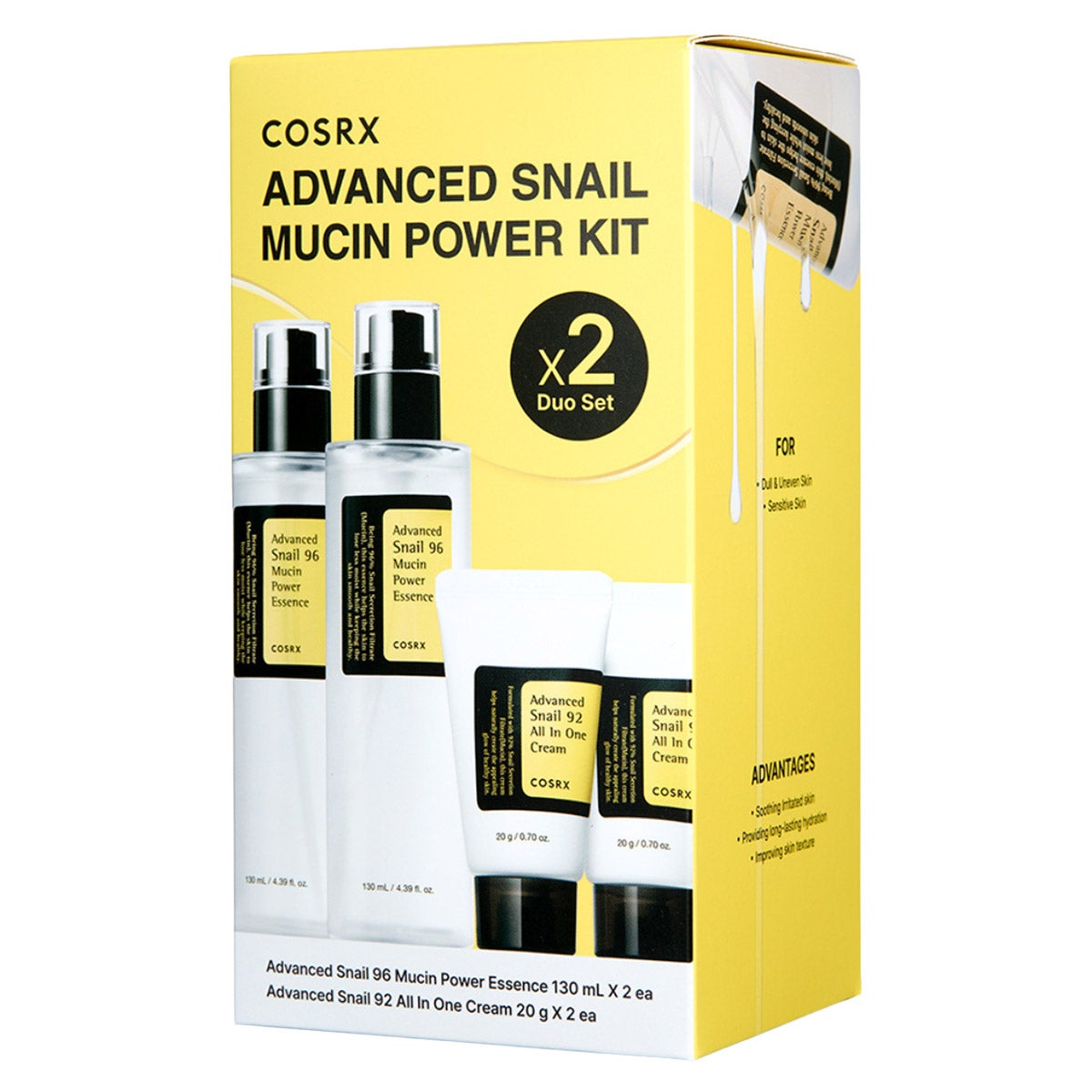 COSRX Advanced Snail Mucin Power Essence & All In One Cream Power