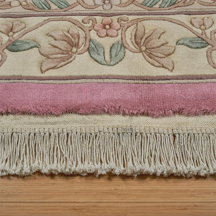 Pagoda Hand Knotted Rug Collection, Vernier Pink | Costco