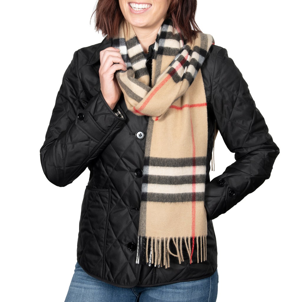 Burberry Check Cashmere Scarf | Costco