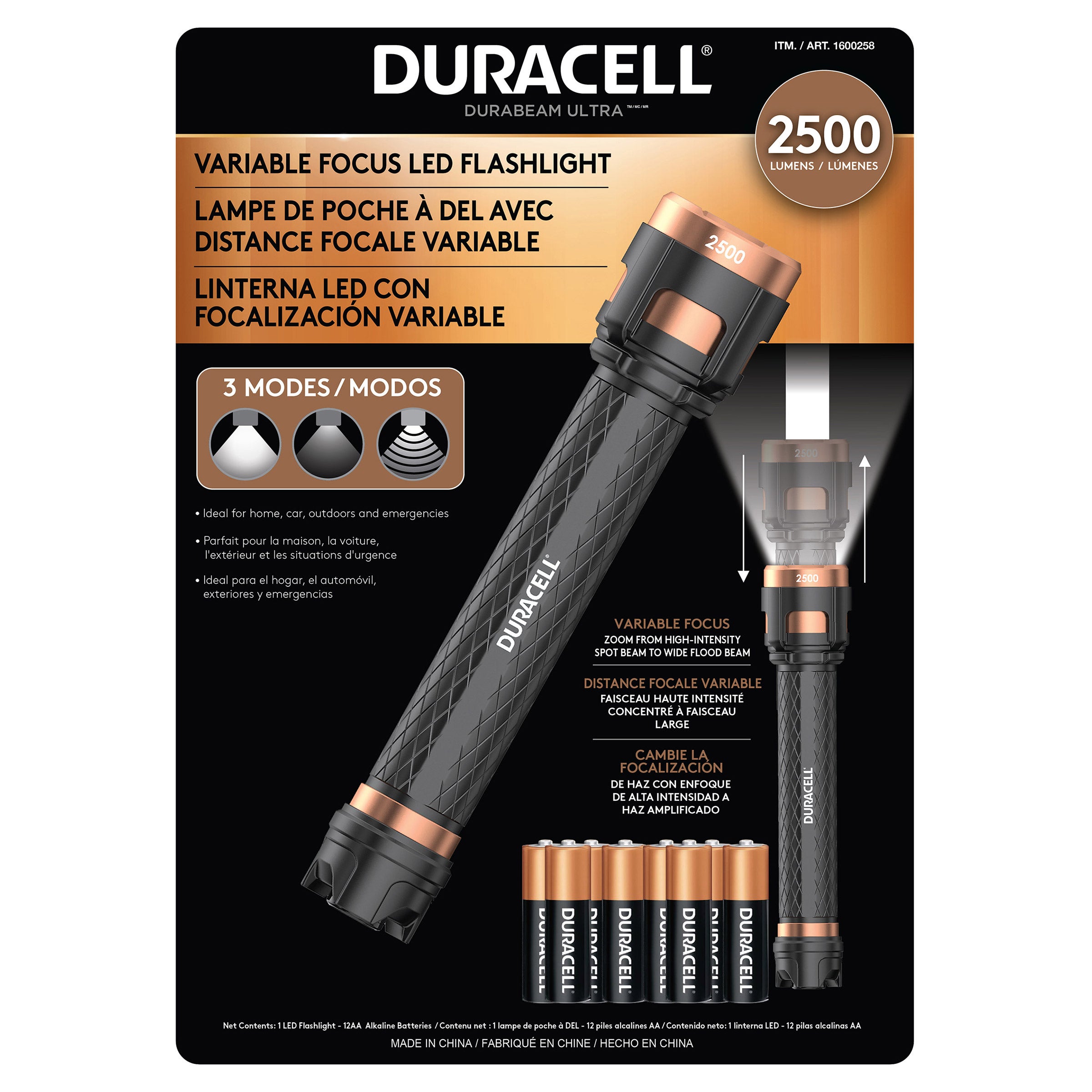 best large rechargeable flashlight for home emergency Nitecore EDC35 5000 Lumen EDC output flashlight in the Coast collection Kobalt 1000-Lumen 4 -Adjustable Mode