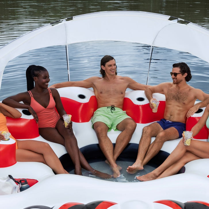 Tobin Sports Seas the Day Inflatable Island with Sunshade | Costco