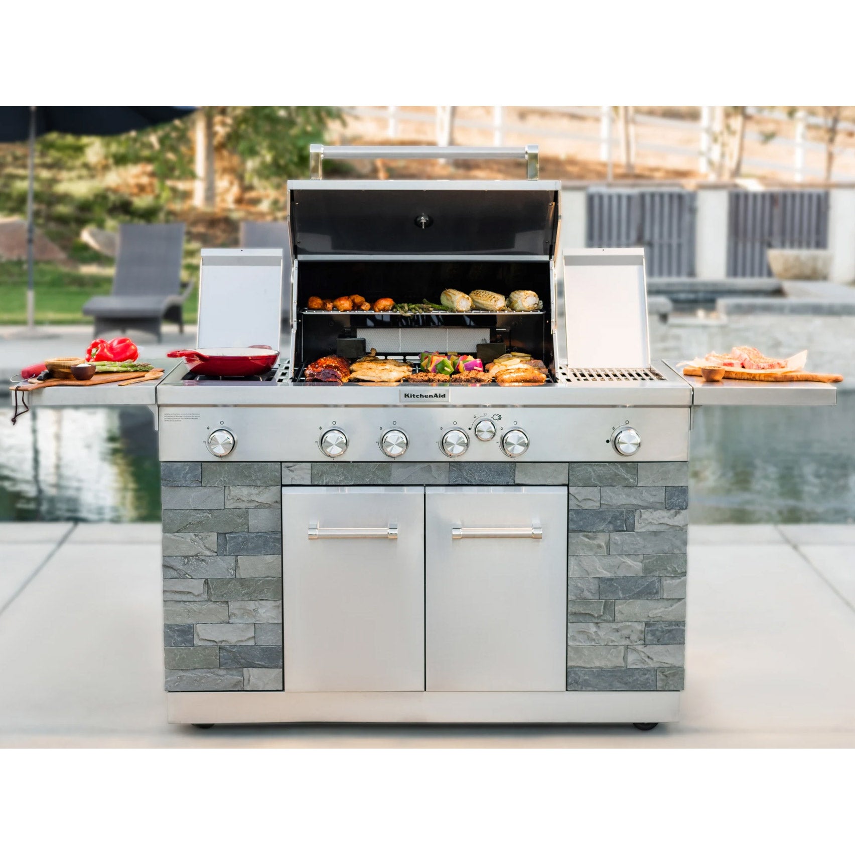 KitchenAid Stone Island 7-Burner Grill | Costco