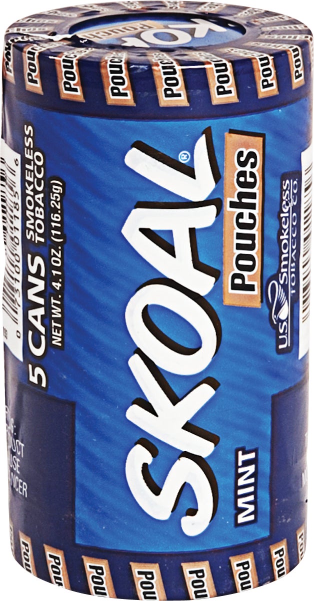 SKOAL MINT POUCHES 5/.82 OZ CANS