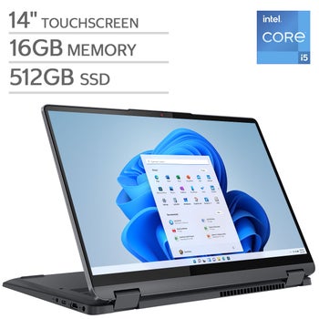 Lenovo IdeaPad Flex 5 14" 2-in-1 Touchscreen Laptop - 12th Gen Intel Core i5-1235U - 1920 x 1200 - Windows 11