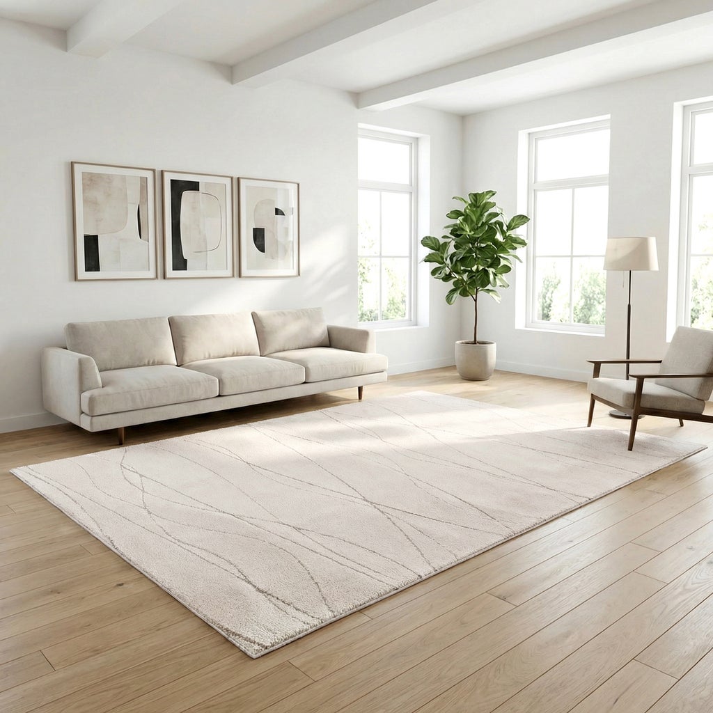 【RITA KRANPE 】MILANO.MODA 敷毛布 140㎝×240㎝ Gertmenian Turin Area Rug, Kie Ivory, 6'6” x 9' | Costco