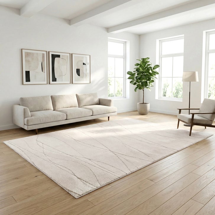Gertmenian Turin Area Rug, Kie Ivory, 6'6” x 9' | Costco