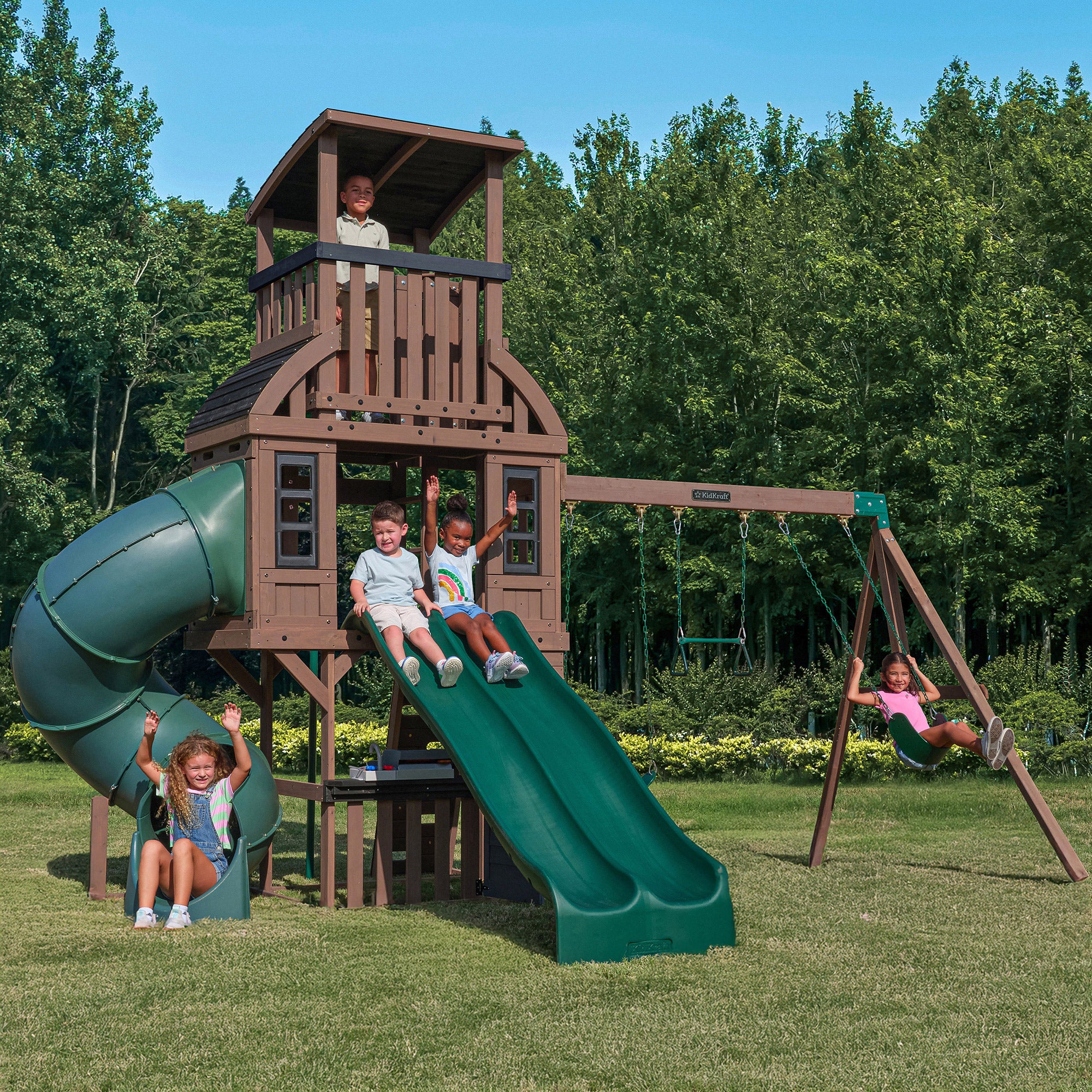 KidKraft Summit Vista Swing Set