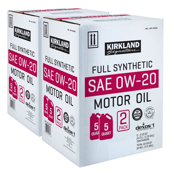 Kirkland Signature 0W-20 Full Synthetic Motor Oil 5-quart, 4-pack