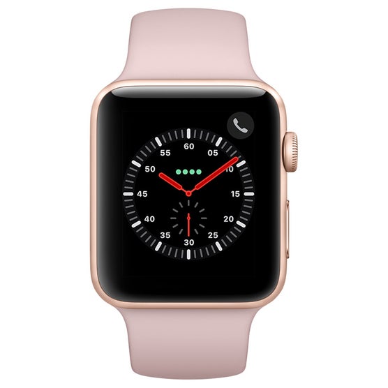 Apple Watch Series 3 GPS + Cellular with Pink Sand Sport Band