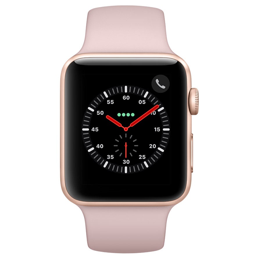 Apple Watch Series 3 GPS + Cellular with Pink Sand Sport Band