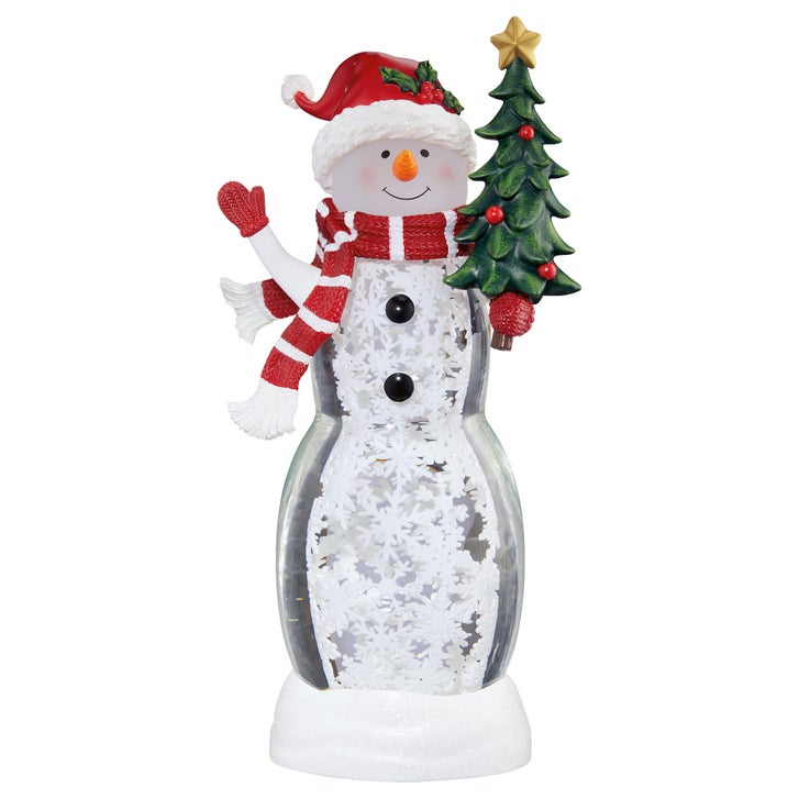 20 in. Snowman Lantern with LED Lights | Costco