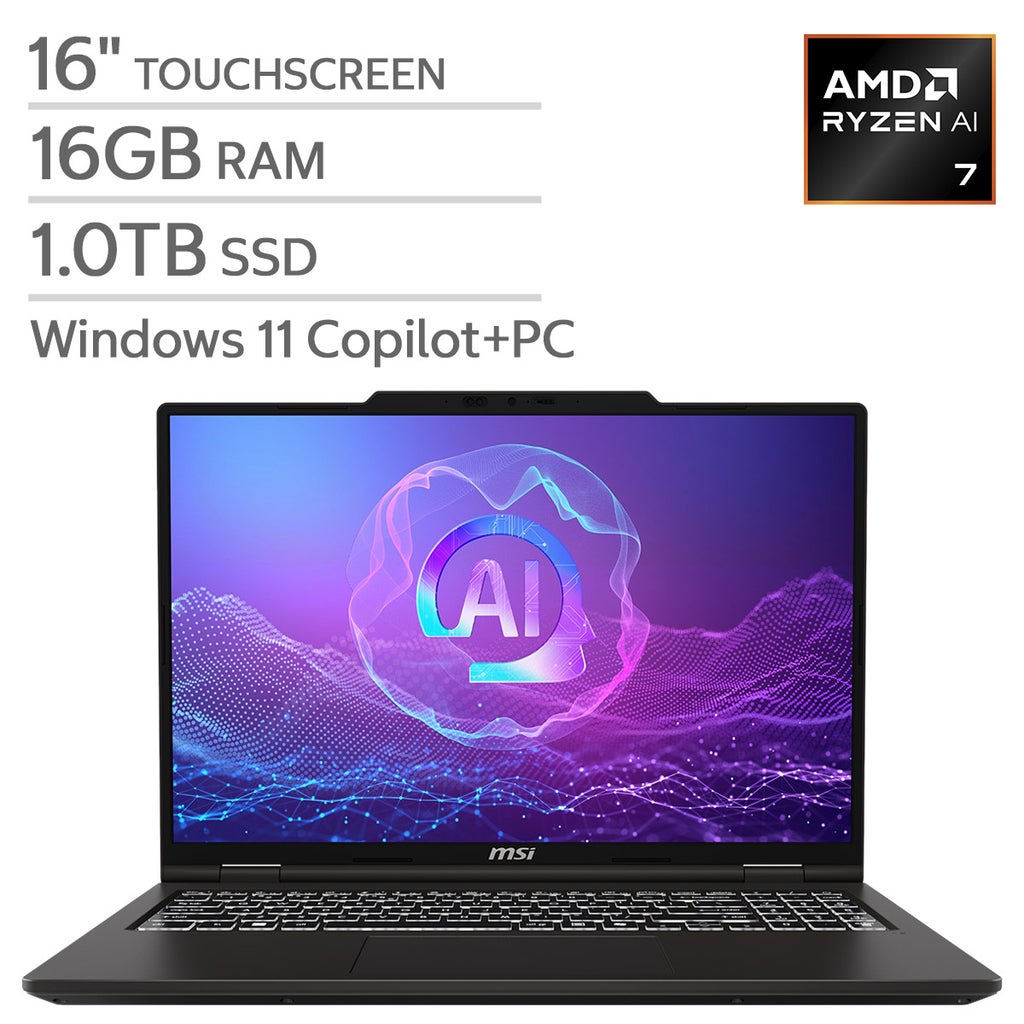 MSI Venture A16 AI Laptop - 16