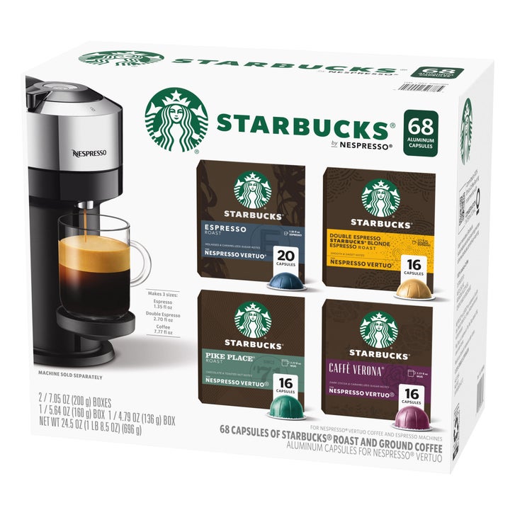 Starbucks by Nespresso コーヒーカプセル 16箱セット Starbucks by Nespresso Capsules for Nespresso Vertuo Machines, 68