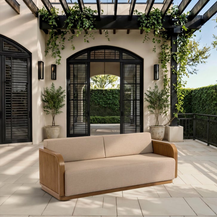 MoDe Roma 4-piece Fire Outdoor Patio Deep Seating Set | Costco