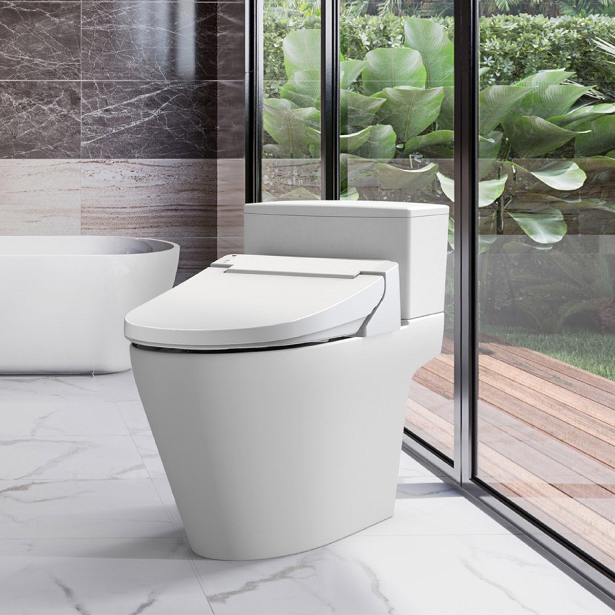 VOVO - Siège de toilette bidet électronique avancés (Rond)
