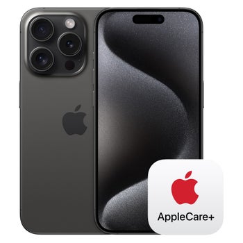iPhone 15 Pro with AppleCare+ (Unlocked, 256GB, Black Titanium)