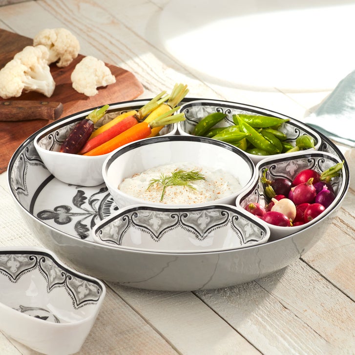 7-piece Melamine Lazy Susan with Cover | Costco
