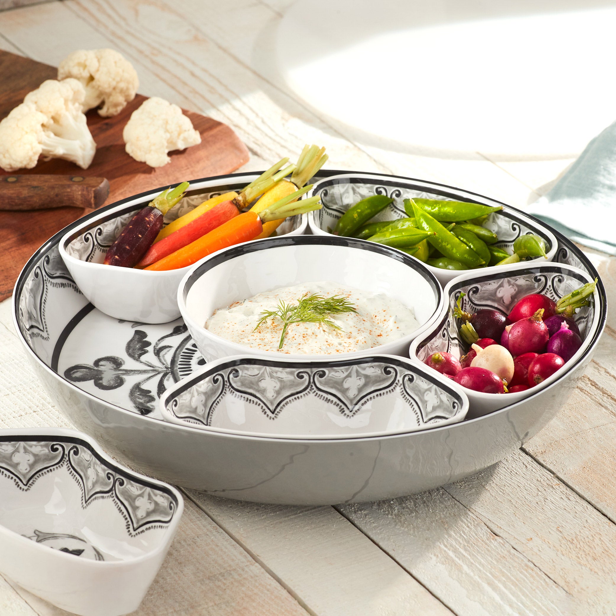 7-piece Melamine Lazy Susan with Cover | Costco