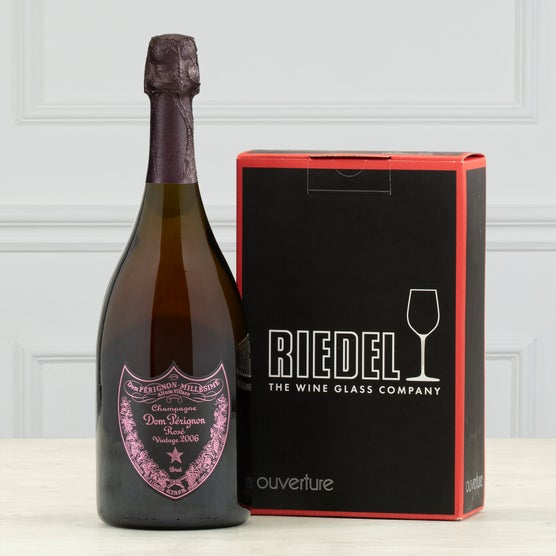 Dom Perignon Rose 2006 & Riedel Champagne Gift Set CA ONLY | Costco
