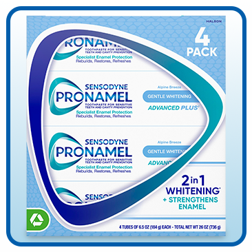 SENSODYNE Pronamel Gentle Whitening Advanced Toothpaste, 6.5 oz, 4-Pack