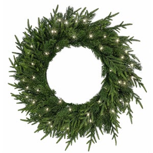 76.2 cm (30 in.) Pre-Lit Holiday Artificial Wreath