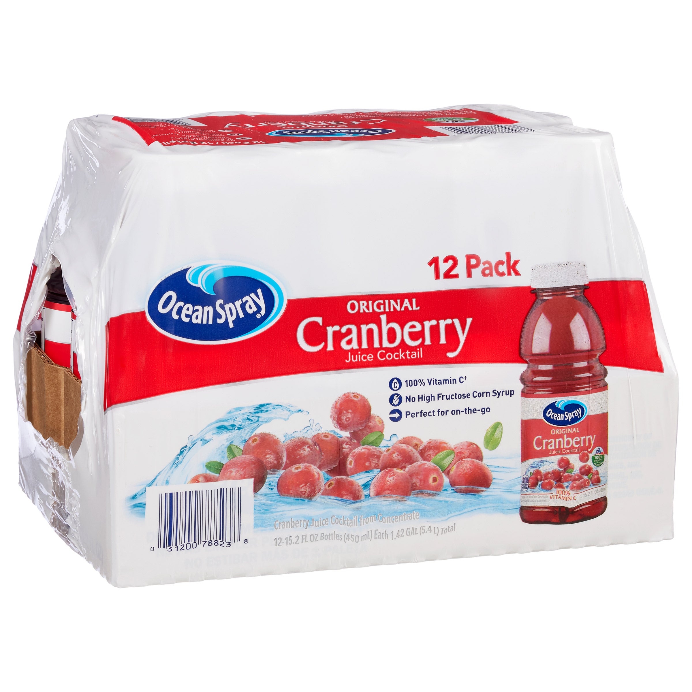 Ocean Spray, Cranberry Juice Cocktail, 15.2 fl oz, 12-Count | Costco