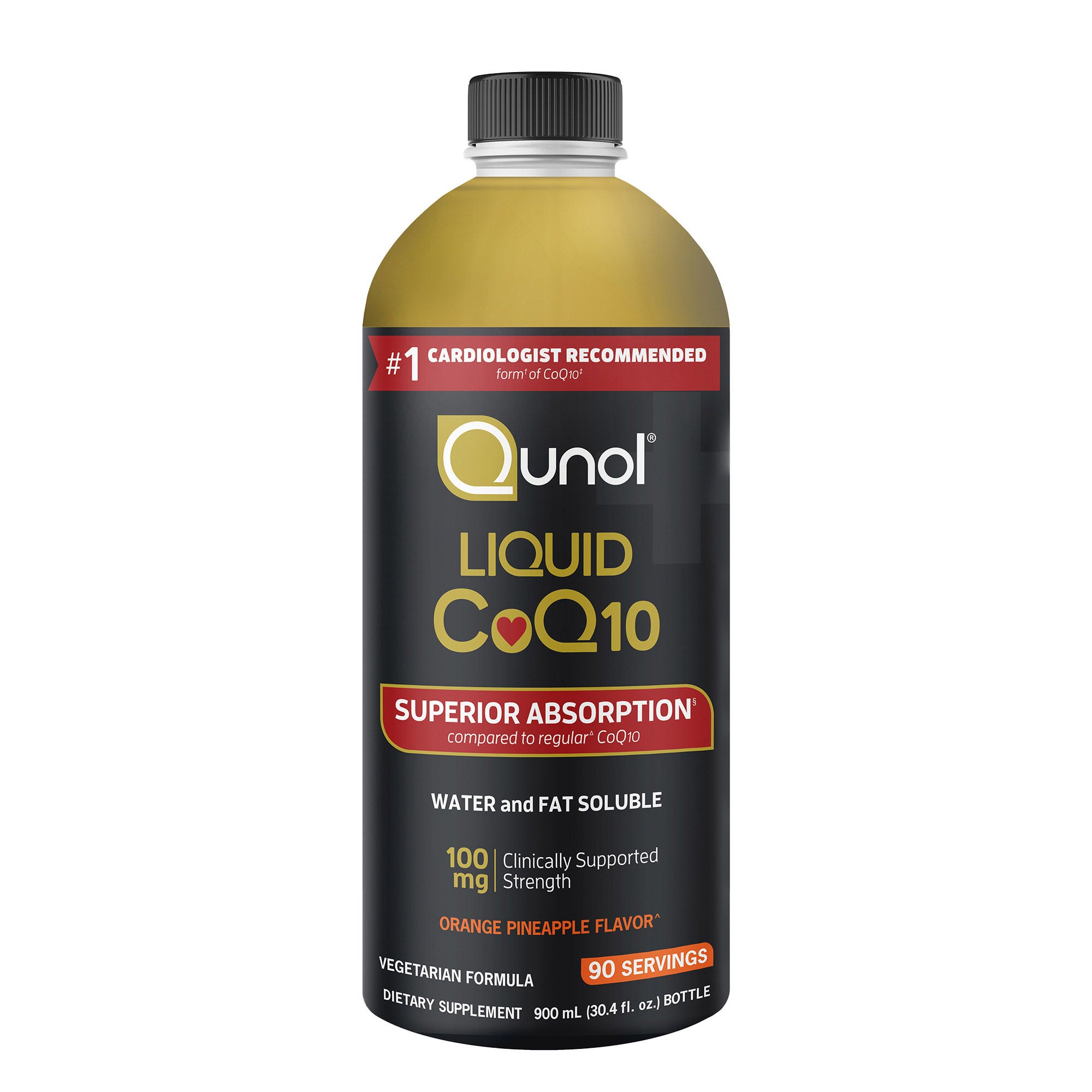 coq-10 100 mg with l-carnitine 1000 mg orange vanilla Qunol Liquid CoQ10 mg., 30.4 Fluid Ounces Nac Glutathione Auf Lager Select Quantity:6 Bottles